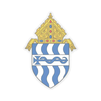Diocese of Sioux Falls, SD - STICKER Vinyl Kiss-Cut Decal 2 Inch Transparent - The Sticker Space