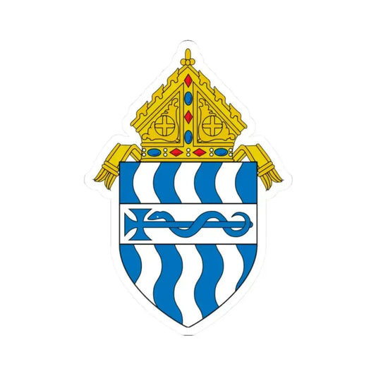 Diocese of Sioux Falls, SD - STICKER Vinyl Kiss-Cut Decal 2 Inch White - The Sticker Space