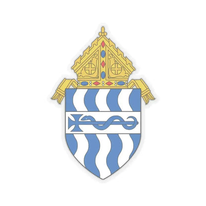 Diocese of Sioux Falls, SD - STICKER Vinyl Kiss-Cut Decal 3 Inch Transparent - The Sticker Space