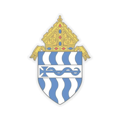 Diocese of Sioux Falls, SD - STICKER Vinyl Kiss-Cut Decal 4 Inch Transparent - The Sticker Space