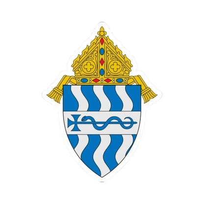 Diocese of Sioux Falls - STICKER Vinyl Kiss-Cut Decal 2 Inch White - The Sticker Space