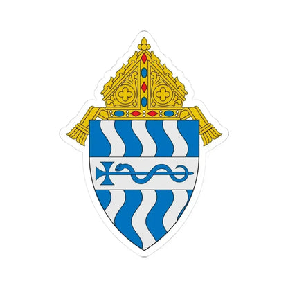 Diocese of Sioux Falls - STICKER Vinyl Kiss-Cut Decal 3 Inch White - The Sticker Space