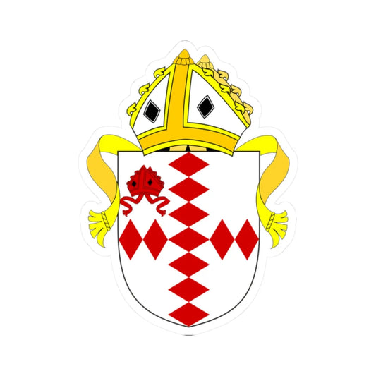 Diocese of Southwark arms (England) (Coat of Arms) STICKER Vinyl Kiss-Cut Decal 2 Inch White - The Sticker Space
