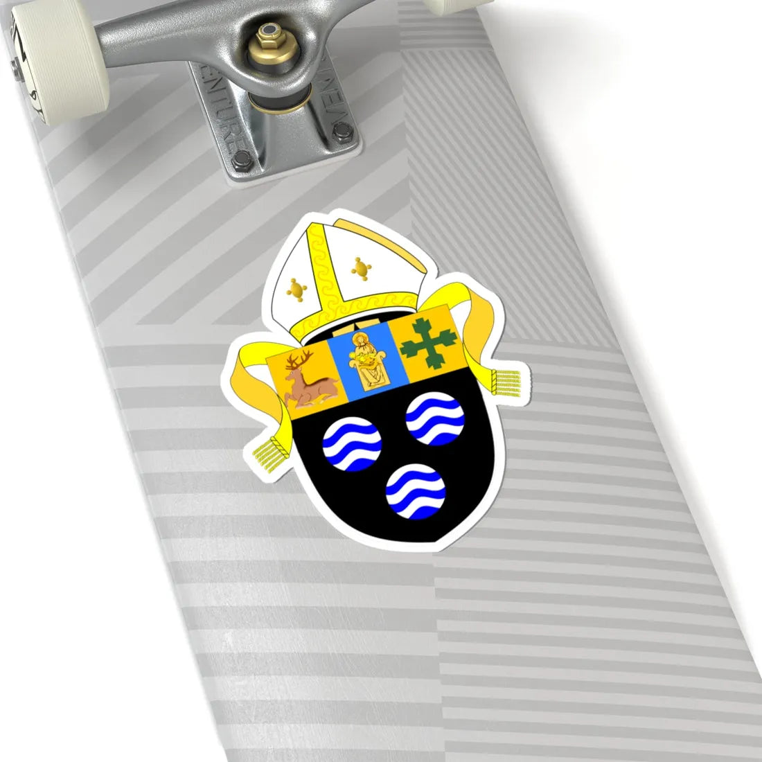 Diocese of Southwell and Nottingham arms (England) (Coat of Arms) STICKER Vinyl Kiss-Cut Decal - The Sticker Space