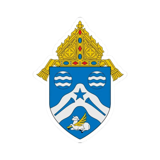 Diocese of Springfield Cape Girardeau - STICKER Vinyl Kiss-Cut Decal 2 Inch White - The Sticker Space