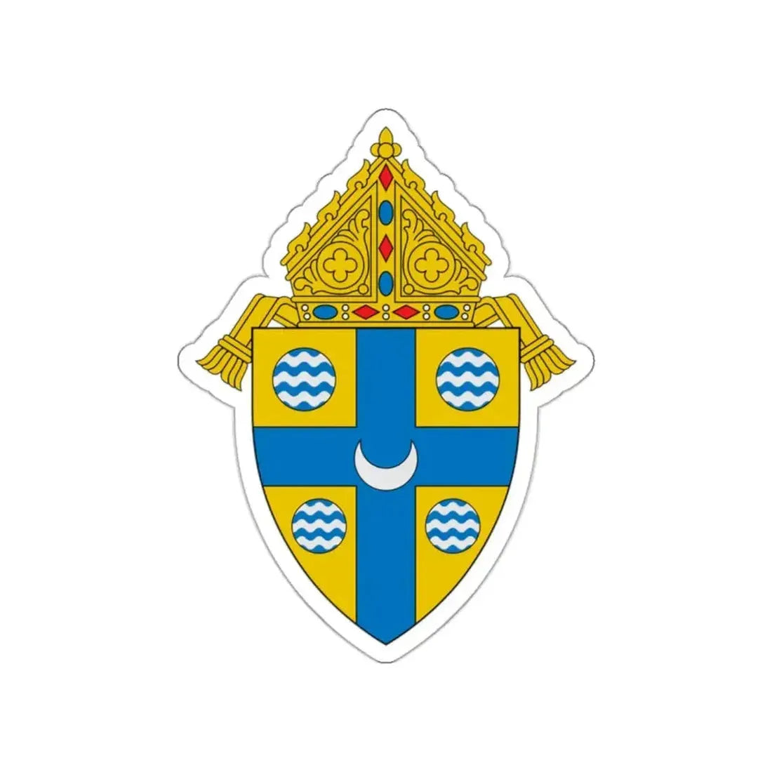 Diocese of Springfield in Illinois - STICKER Vinyl Die-Cut Decal - The Sticker Space