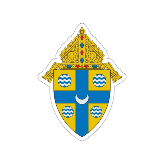 Diocese of Springfield in Illinois - STICKER Vinyl Die-Cut Decal White Die-Cut 2 Inch - The Sticker Space