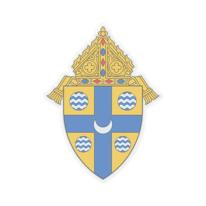 Diocese of Springfield in Illinois - STICKER Vinyl Kiss-Cut Decal 2 Inch Transparent - The Sticker Space