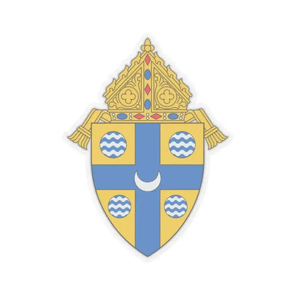 Diocese of Springfield in Illinois - STICKER Vinyl Kiss-Cut Decal 3 Inch Transparent - The Sticker Space
