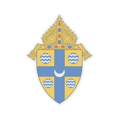 Diocese of Springfield in Illinois - STICKER Vinyl Kiss-Cut Decal 4 Inch Transparent - The Sticker Space