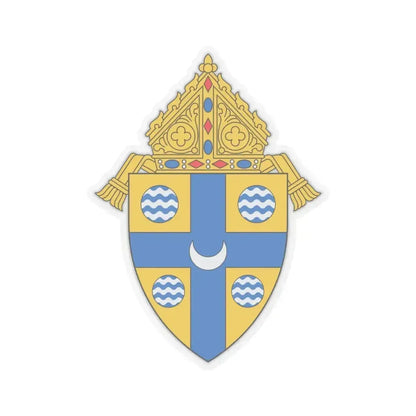 Diocese of Springfield in Illinois - STICKER Vinyl Kiss-Cut Decal 6 Inch Transparent - The Sticker Space