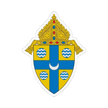 Diocese of Springfield in Illinois - STICKER Vinyl Kiss-Cut Decal 6 Inch White - The Sticker Space