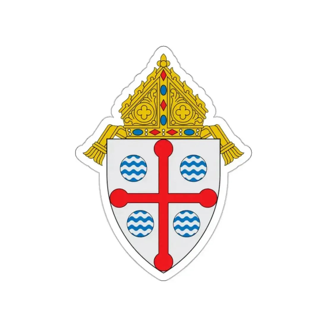 Diocese of Springfield in Massachusetts - STICKER Vinyl Die-Cut Decal - The Sticker Space