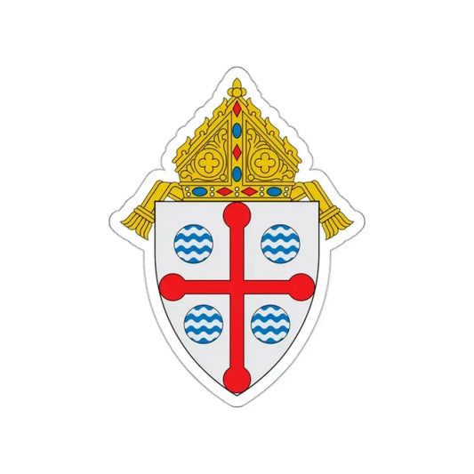 Diocese of Springfield in Massachusetts - STICKER Vinyl Die-Cut Decal White Die-Cut 2 Inch - The Sticker Space
