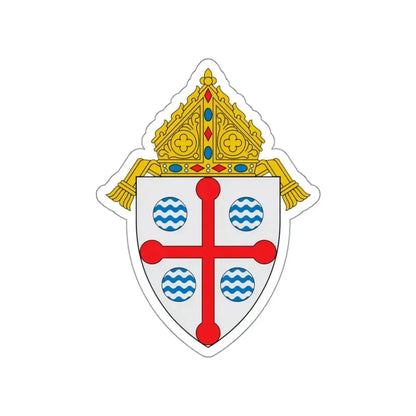 Diocese of Springfield in Massachusetts - STICKER Vinyl Die-Cut Decal White Die-Cut 3 Inch - The Sticker Space
