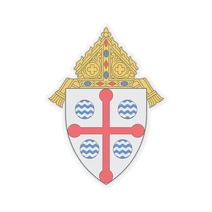 Diocese of Springfield in Massachusetts - STICKER Vinyl Kiss-Cut Decal 3 Inch Transparent - The Sticker Space