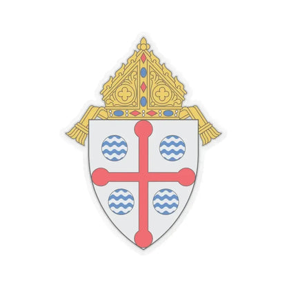 Diocese of Springfield in Massachusetts - STICKER Vinyl Kiss-Cut Decal 4 Inch Transparent - The Sticker Space
