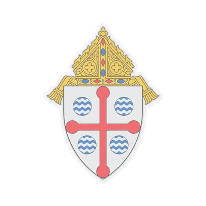 Diocese of Springfield in Massachusetts - STICKER Vinyl Kiss-Cut Decal 6 Inch Transparent - The Sticker Space