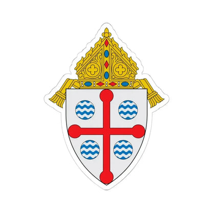 Diocese of Springfield in Massachusetts - STICKER Vinyl Kiss-Cut Decal 6 Inch White - The Sticker Space