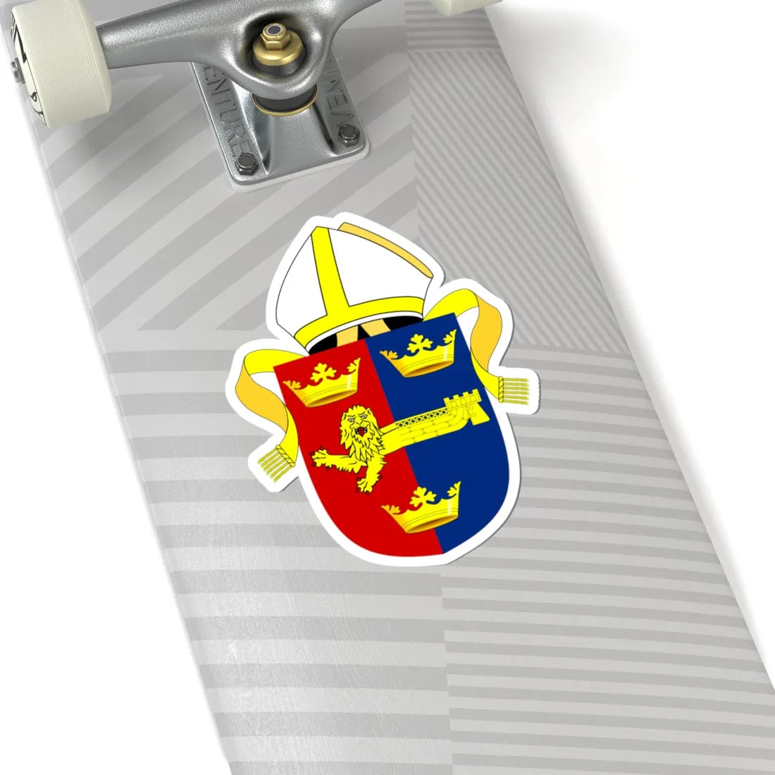 Diocese of St Edmundsbury and Ipswich arms (England) (Coat of Arms) STICKER Vinyl Kiss-Cut Decal - The Sticker Space