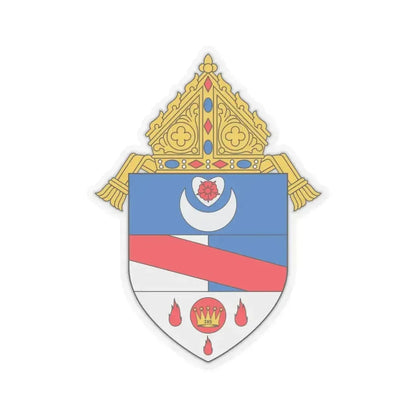 Diocese of Steubenville - STICKER Vinyl Kiss-Cut Decal 6 Inch Transparent - The Sticker Space
