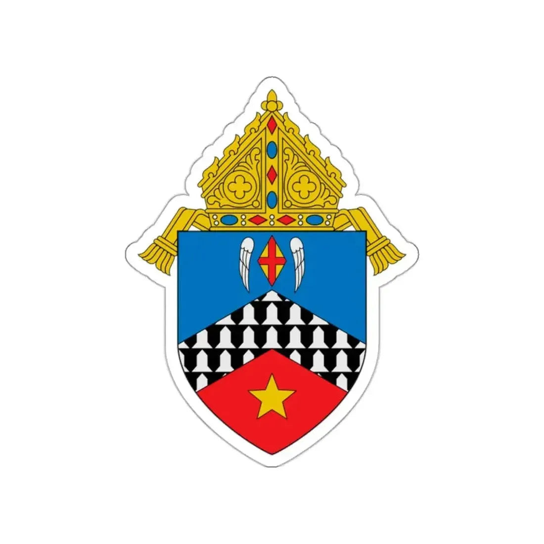 Diocese of Stockton - STICKER Vinyl Die-Cut Decal - The Sticker Space