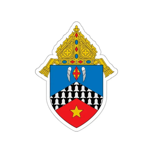Diocese of Stockton - STICKER Vinyl Die-Cut Decal White Die-Cut 2 Inch - The Sticker Space