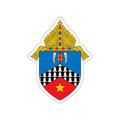 Diocese of Stockton - STICKER Vinyl Die-Cut Decal White Die-Cut 3 Inch - The Sticker Space