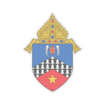 Diocese of Stockton - STICKER Vinyl Kiss-Cut Decal 2 Inch Transparent - The Sticker Space