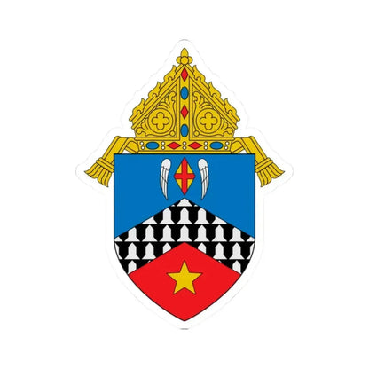Diocese of Stockton - STICKER Vinyl Kiss-Cut Decal 2 Inch White - The Sticker Space