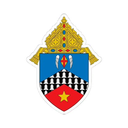 Diocese of Stockton - STICKER Vinyl Kiss-Cut Decal 4 Inch White - The Sticker Space