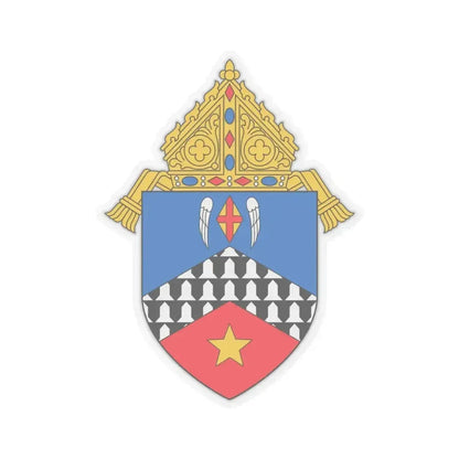 Diocese of Stockton - STICKER Vinyl Kiss-Cut Decal 6 Inch Transparent - The Sticker Space