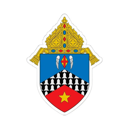 Diocese of Stockton - STICKER Vinyl Kiss-Cut Decal 6 Inch White - The Sticker Space