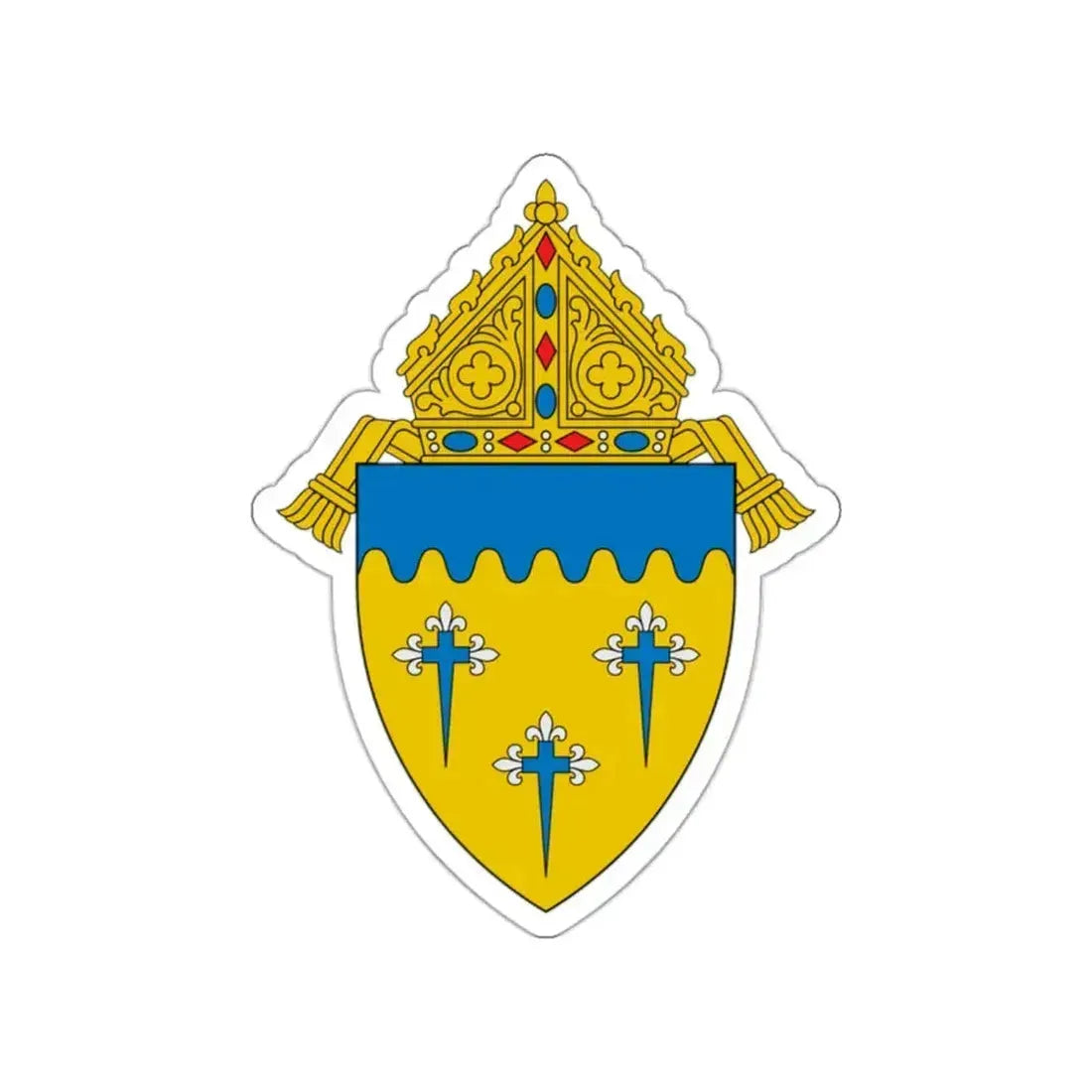 Diocese of Superior - STICKER Vinyl Die-Cut Decal White Die-Cut 2 Inch - The Sticker Space