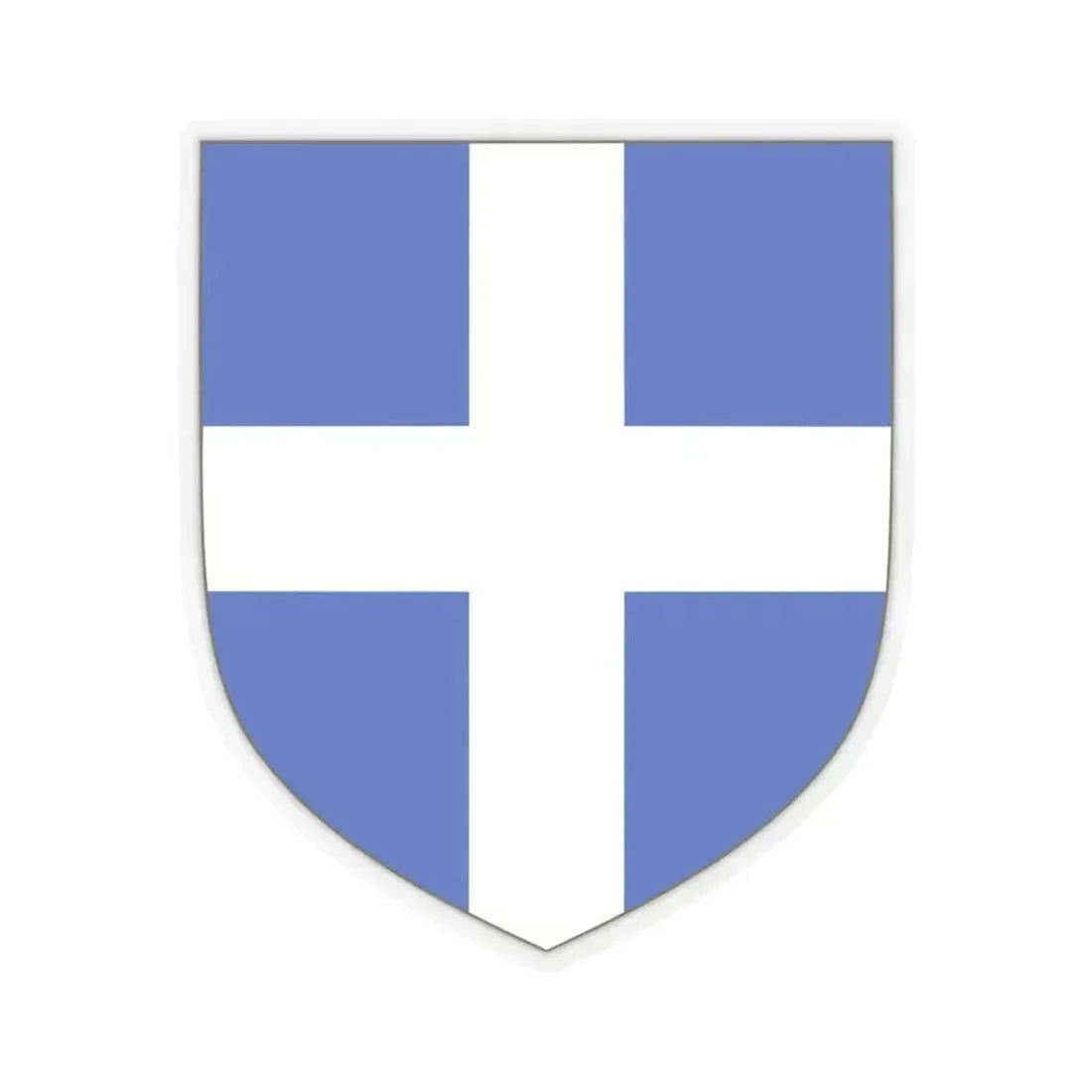 Diocese of the Holy Cross - STICKER Vinyl Kiss-Cut Decal 3 Inch Transparent - The Sticker Space