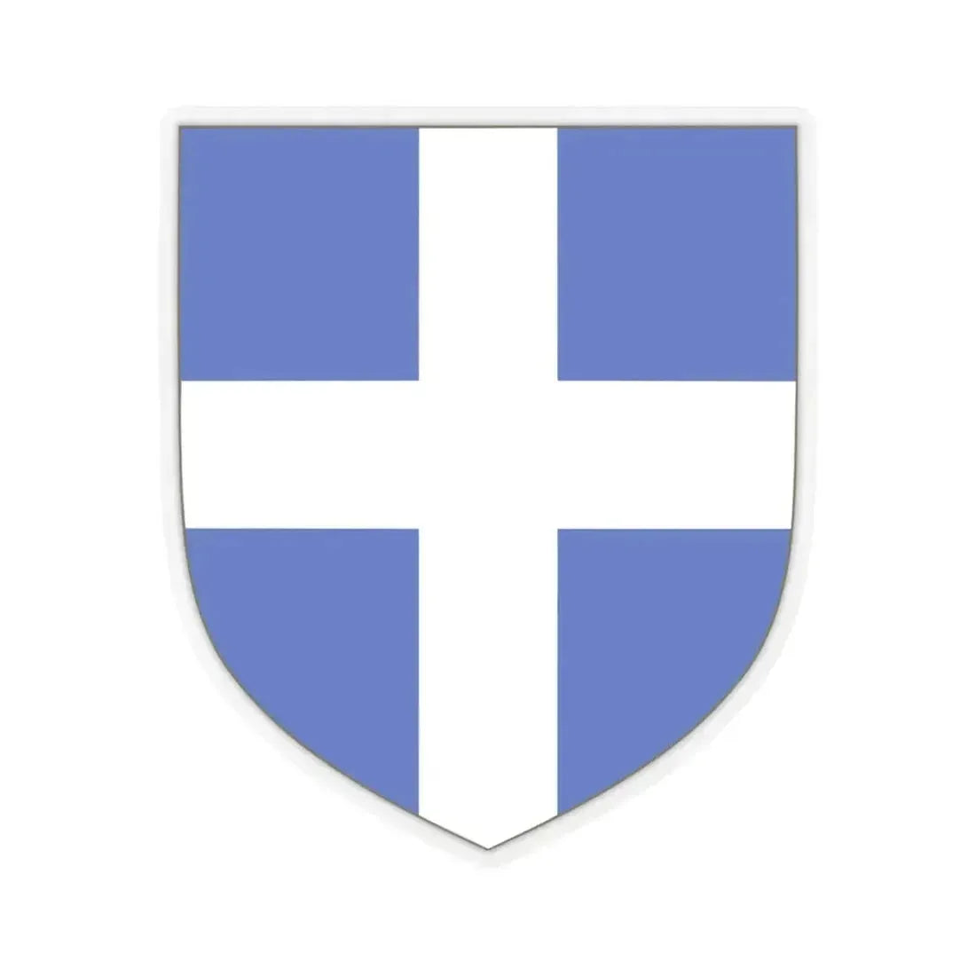 Diocese of the Holy Cross - STICKER Vinyl Kiss-Cut Decal 4 Inch Transparent - The Sticker Space