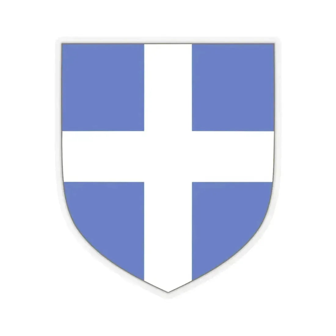 Diocese of the Holy Cross - STICKER Vinyl Kiss-Cut Decal 6 Inch Transparent - The Sticker Space