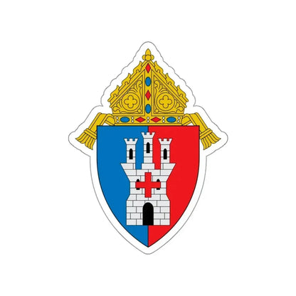 Diocese of Toledo - STICKER Vinyl Die-Cut Decal White Die-Cut 3 Inch - The Sticker Space