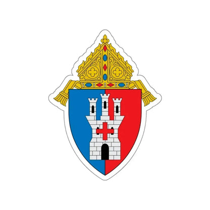 Diocese of Toledo - STICKER Vinyl Die-Cut Decal White Die-Cut 4 Inch - The Sticker Space
