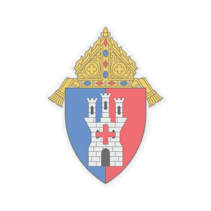 Diocese of Toledo - STICKER Vinyl Kiss-Cut Decal 3 Inch Transparent - The Sticker Space