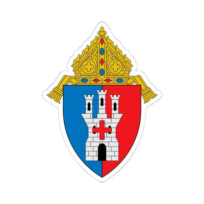 Diocese of Toledo - STICKER Vinyl Kiss-Cut Decal 6 Inch White - The Sticker Space
