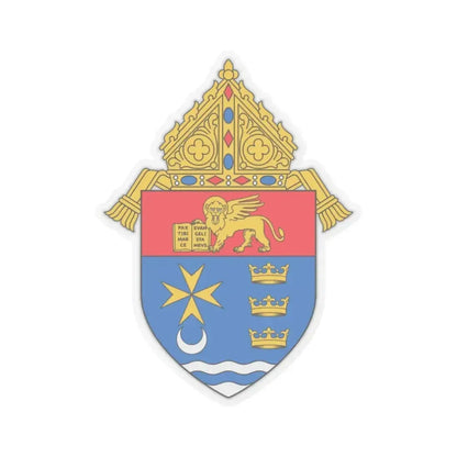 Diocese of Venice in Florida - STICKER Vinyl Kiss-Cut Decal 2 Inch Transparent - The Sticker Space