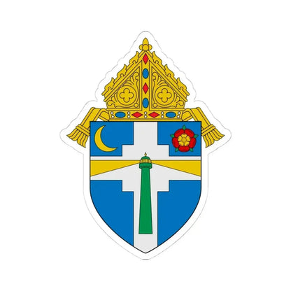 Diocese of Victoria in Texas - STICKER Vinyl Kiss-Cut Decal 4 Inch White - The Sticker Space
