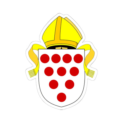 Diocese of Worcester arms (England) (Coat of Arms) STICKER Vinyl Kiss-Cut Decal 6 Inch White - The Sticker Space