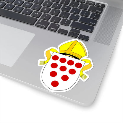 Diocese of Worcester arms (England) (Coat of Arms) STICKER Vinyl Kiss-Cut Decal - The Sticker Space