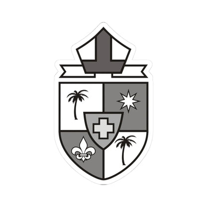 DIOCESIS DE PALMIRA grises (Colombia) (Coat of Arms) STICKER Vinyl Kiss-Cut Decal 3 Inch White - The Sticker Space