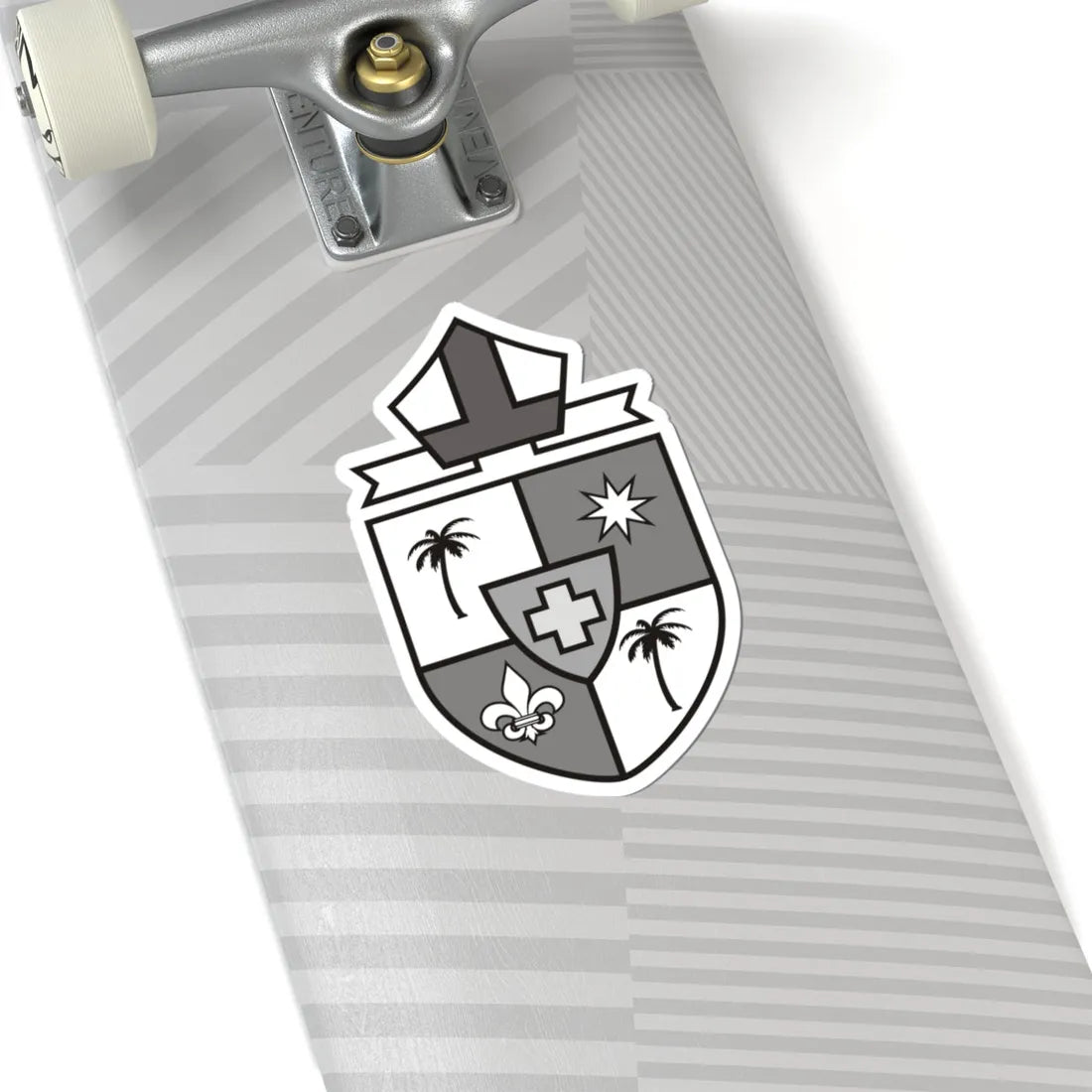 DIOCESIS DE PALMIRA grises (Colombia) (Coat of Arms) STICKER Vinyl Kiss-Cut Decal - The Sticker Space