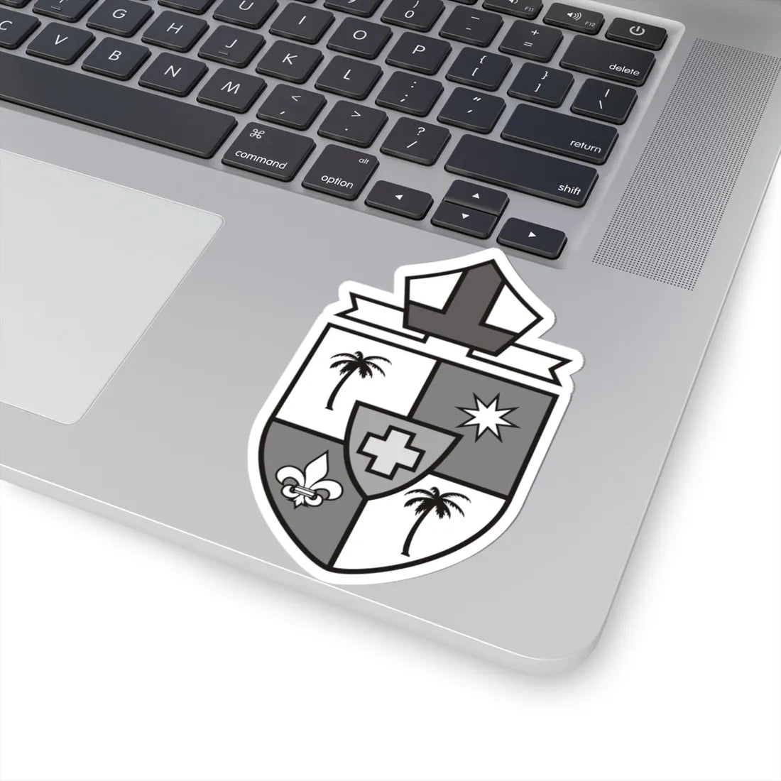 DIOCESIS DE PALMIRA grises (Colombia) (Coat of Arms) STICKER Vinyl Kiss-Cut Decal - The Sticker Space
