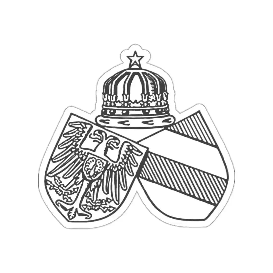Diplomatic Seal of Prince Wilhelm of Wied STICKER Vinyl Die-Cut Decal - The Sticker Space