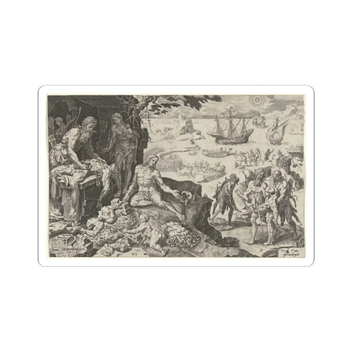 SKU:TSS-STICK-DRCVLC-6X6-31 Sizes:6" × 6" Types:White